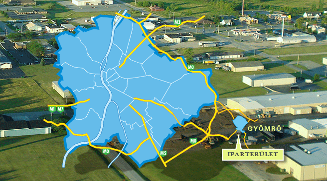 Ipari park elhelyezkedés térkép